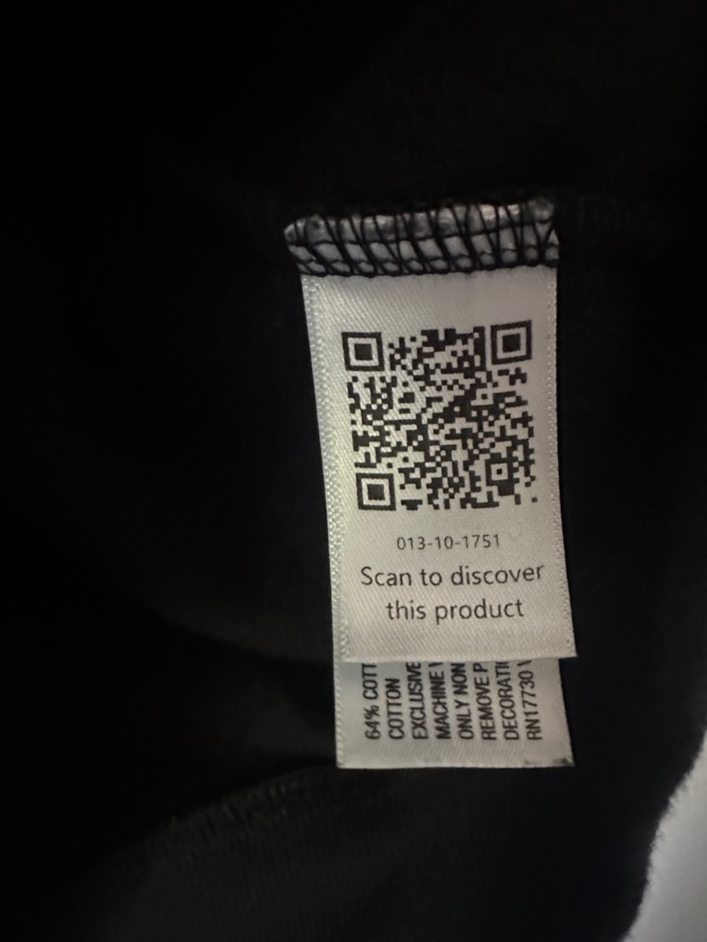 Universal Thread Black Sweatshirt with Metallic Script - Picture 8 of 8